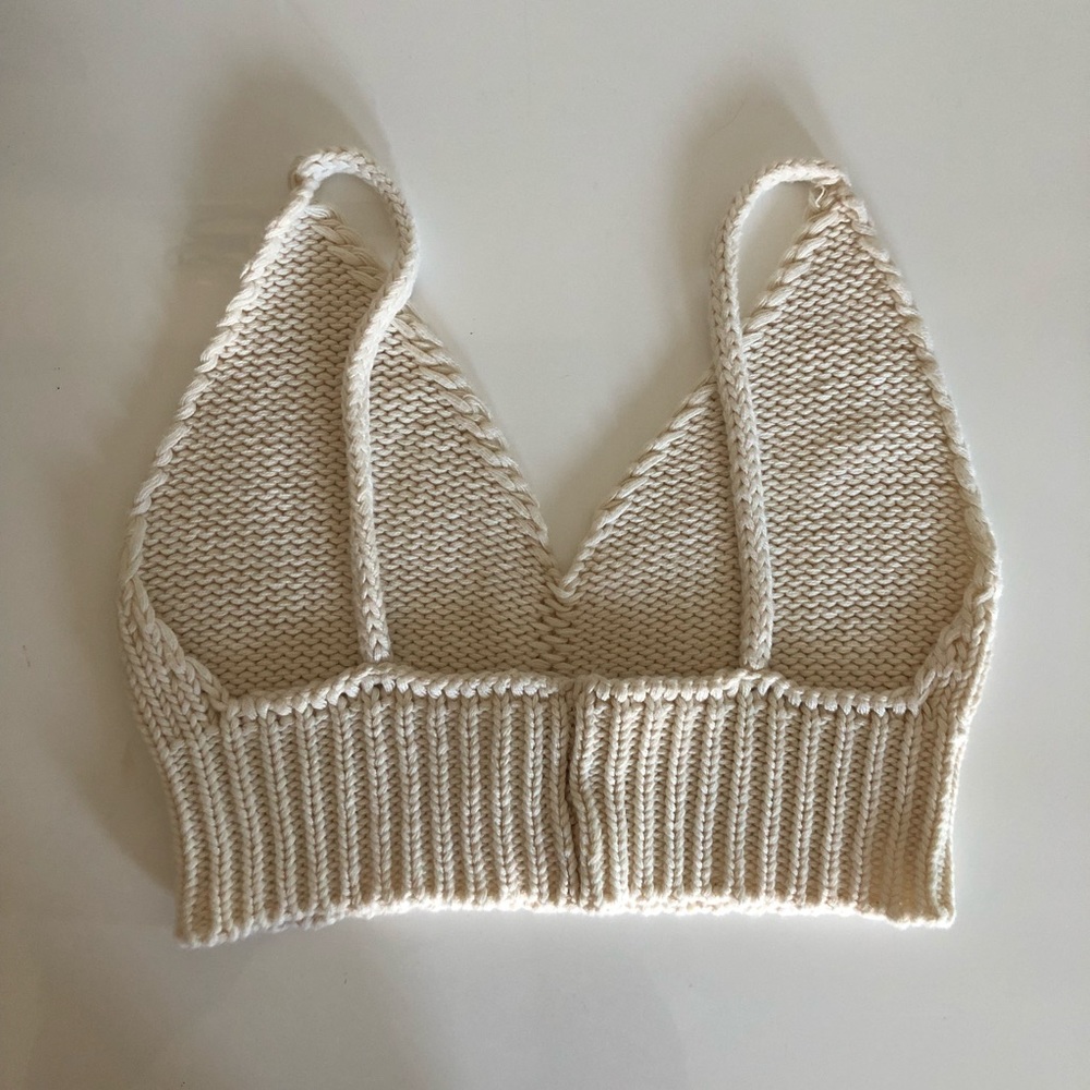 Brandy Melville Festival Knit Bralette Crop - Picture 7 of 7